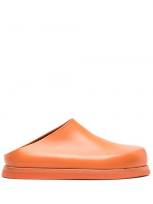 Papuci de casă din piele Marsell portocaliu