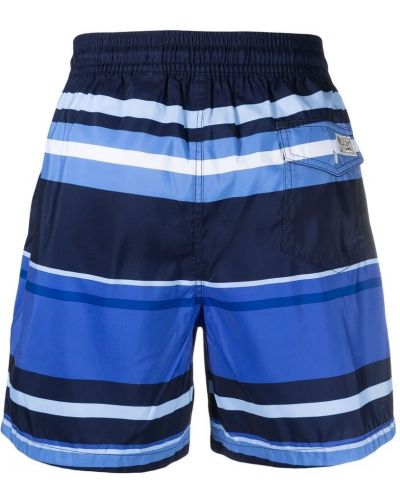Shorts à rayures à rayures Polo Ralph Lauren bleu