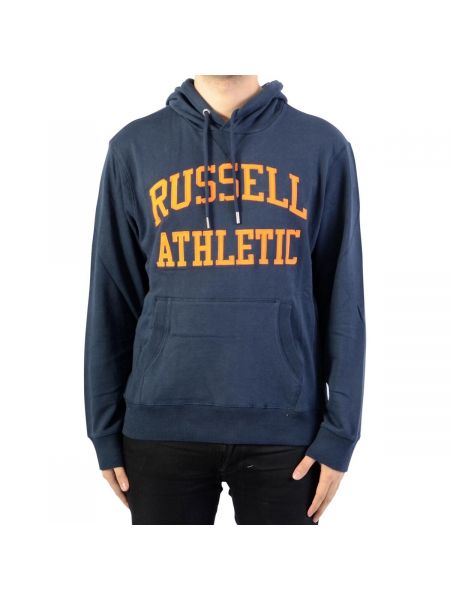 Pulóver Russell Athletic kék