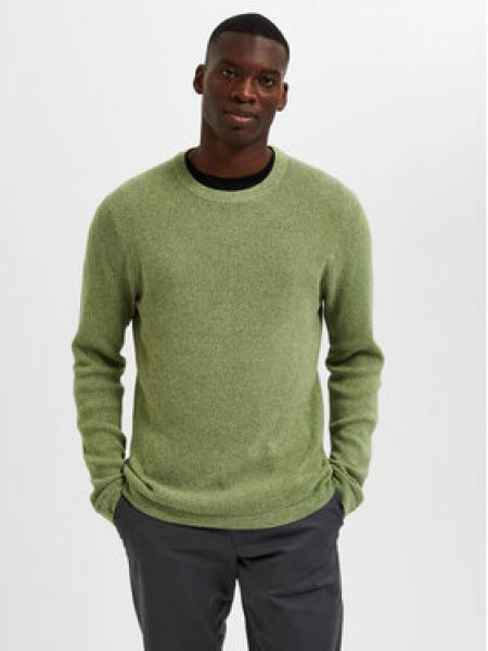 Sweter Selected Homme zielony