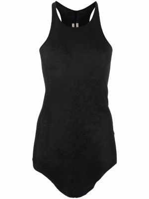 Bomull tank top Rick Owens svart