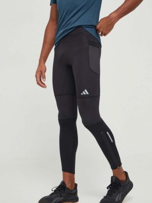 Běžecké kalhoty Adidas Performance černé
