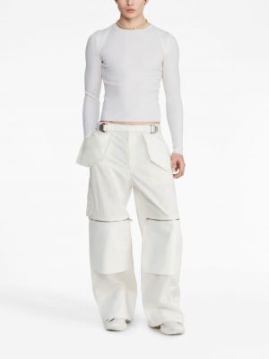 Rovné kalhoty Dion Lee bílé
