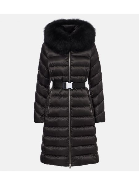 Aşağı uzun ceket Moncler siyah