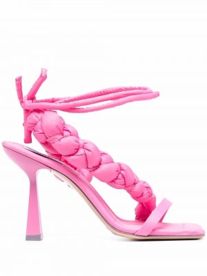Stepētas sandales Sebastian Milano rozā