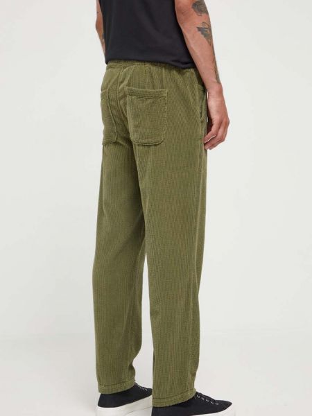 Manšestrové kalhoty American Vintage zelené