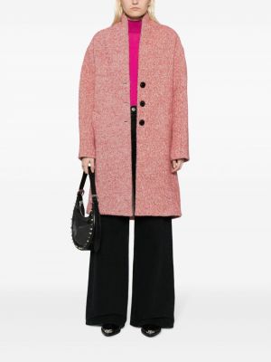 Kabát Marant Etoile růžový