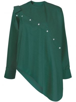Bluzka asymetryczna Kolor zielona