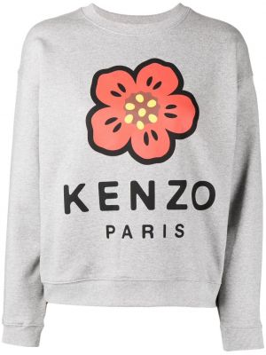 Trykt floral sweatshirt Kenzo grå