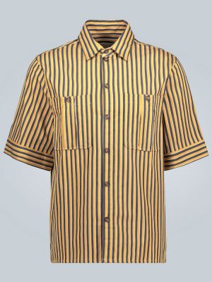 Prugasta košulja King & Tuckfield žuta