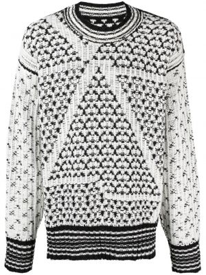 Плетен памучен пуловер Mm6 Maison Margiela