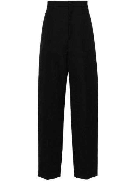 Černé rovné kalhoty Balenciaga