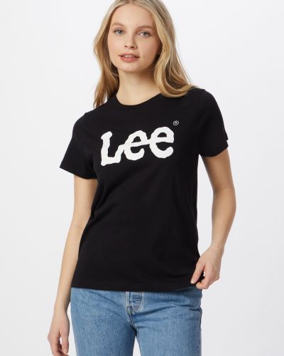 Priliehavé tričko Lee čierna