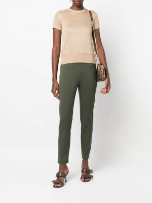Kalhoty skinny fit Lauren Ralph Lauren zelené