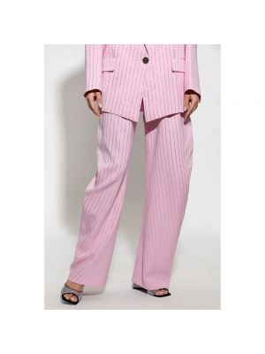 Pantalones de cristal The Attico rosa