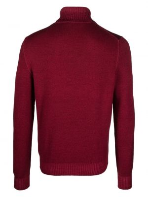 Sweter wełniany Fileria czerwony