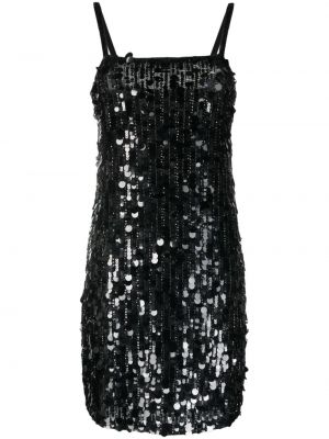 Коктейлна рокля без ръкави P.a.r.o.s.h. черно