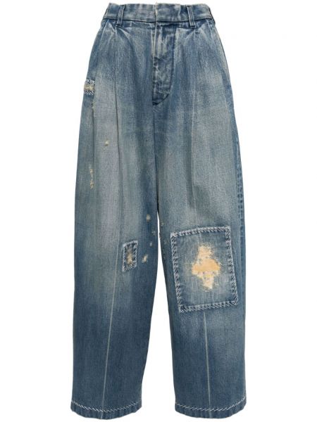 Flared jeans Kolor blå