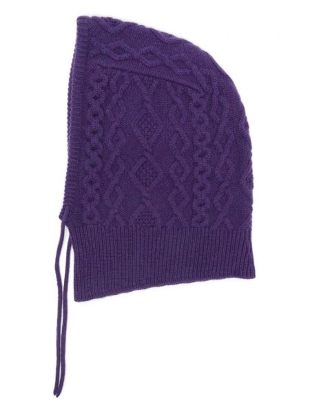 Neulottu balaclava Eric Bompard violetti