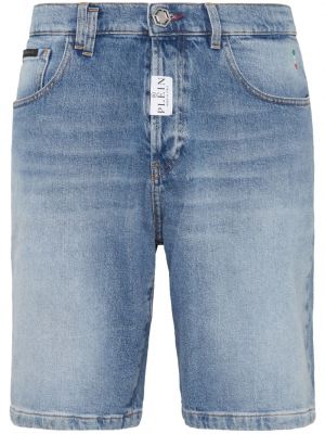 Shorts en jean avec applique Philipp Plein