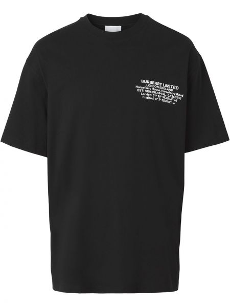 Camiseta Burberry negro