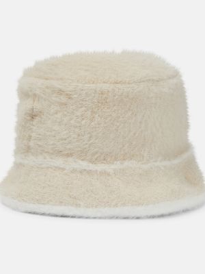 Cepure ar kažokādu Jacquemus balts