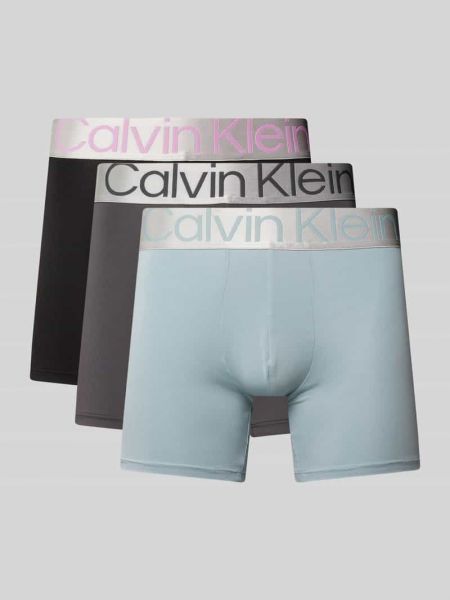 Slipy slim fit Calvin Klein Underwear niebieskie