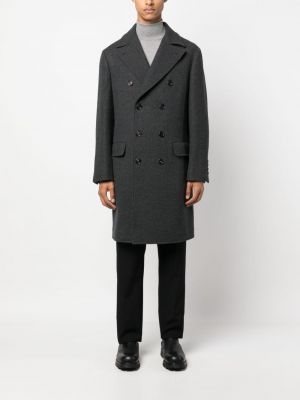 Manteau en laine Brunello Cucinelli gris