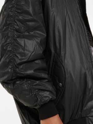 Bavlněná bomber bunda Isabel Marant černá