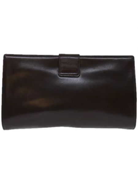 Bolso clutch de cuero Givenchy Pre-owned marrón