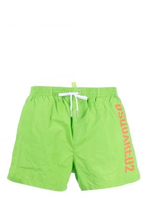 Printti shortsit Dsquared2 vihreä