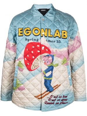 Ватирана риза с принт Egonlab