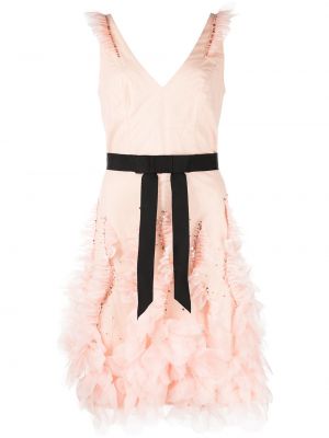 Mini vestido Marchesa Notte rosa