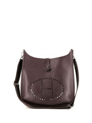 Чанта за ръка Hermès виолетово