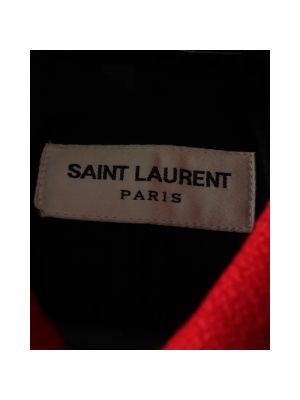 Chaqueta de lana Saint Laurent Vintage rojo
