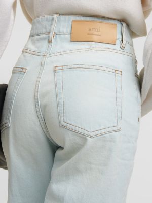 Straight fit džíny s vysokým pasem Ami Paris