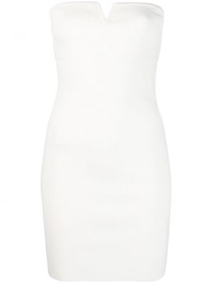 Πλεκτή φόρεμα Federica Tosi λευκό