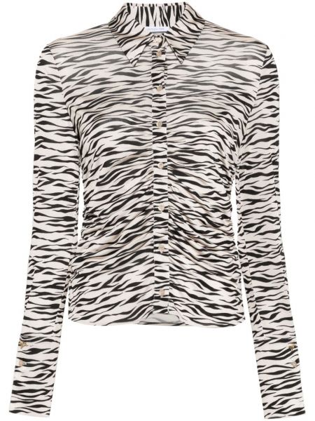 Zebra mintás jersey ing nyomtatás Patrizia Pepe