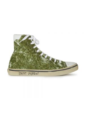 Sneakersy Saint Laurent zielone