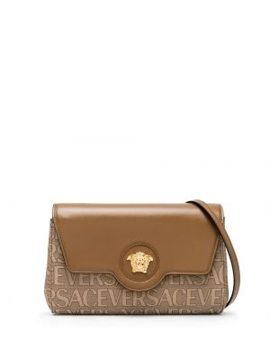 Чанта през рамо Versace кафяво