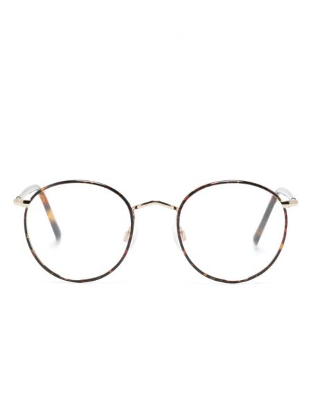 Okulary Moscot brązowe