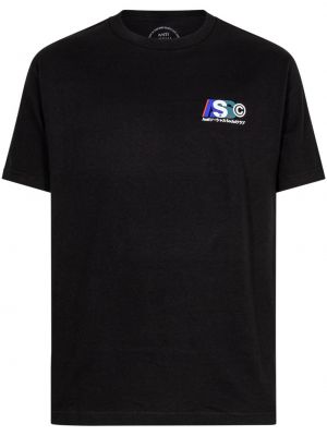 Majica s potiskom Anti Social Social Club črna