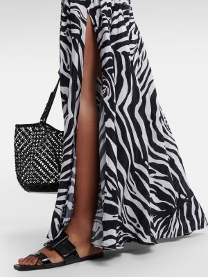 Maksi suknja s printom sa zebra printom Alexandra Miro
