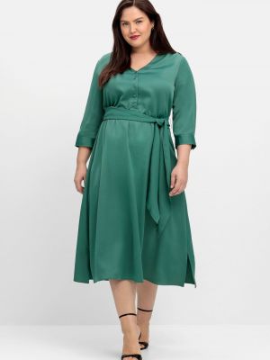 Košeľové šaty Sheego zelená