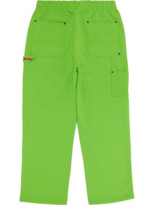 Спортивные штаны Supreme зеленые