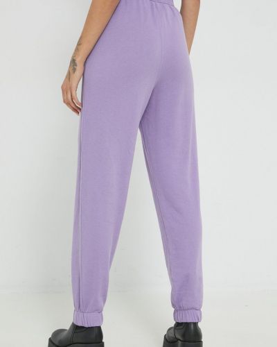 Sportovní kalhoty Hollister Co. fialové
