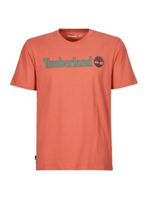 T-shirt a maniche corte Timberland marrone