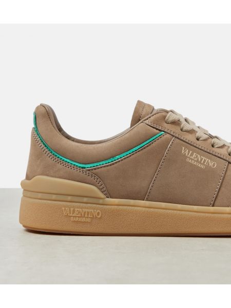 Nubuk sneaker Valentino Garavani kahverengi