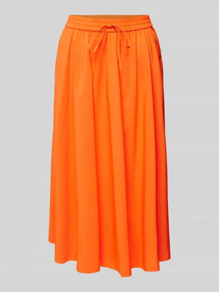 Rozkloszowana spódnica Essentiel pomarańczowa