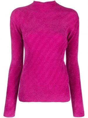 Пуловер Emporio Armani розово